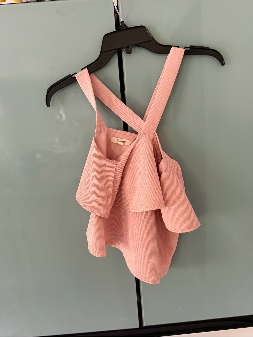 Blush Pink Ruffle Tank Top - Picture 4 of 4